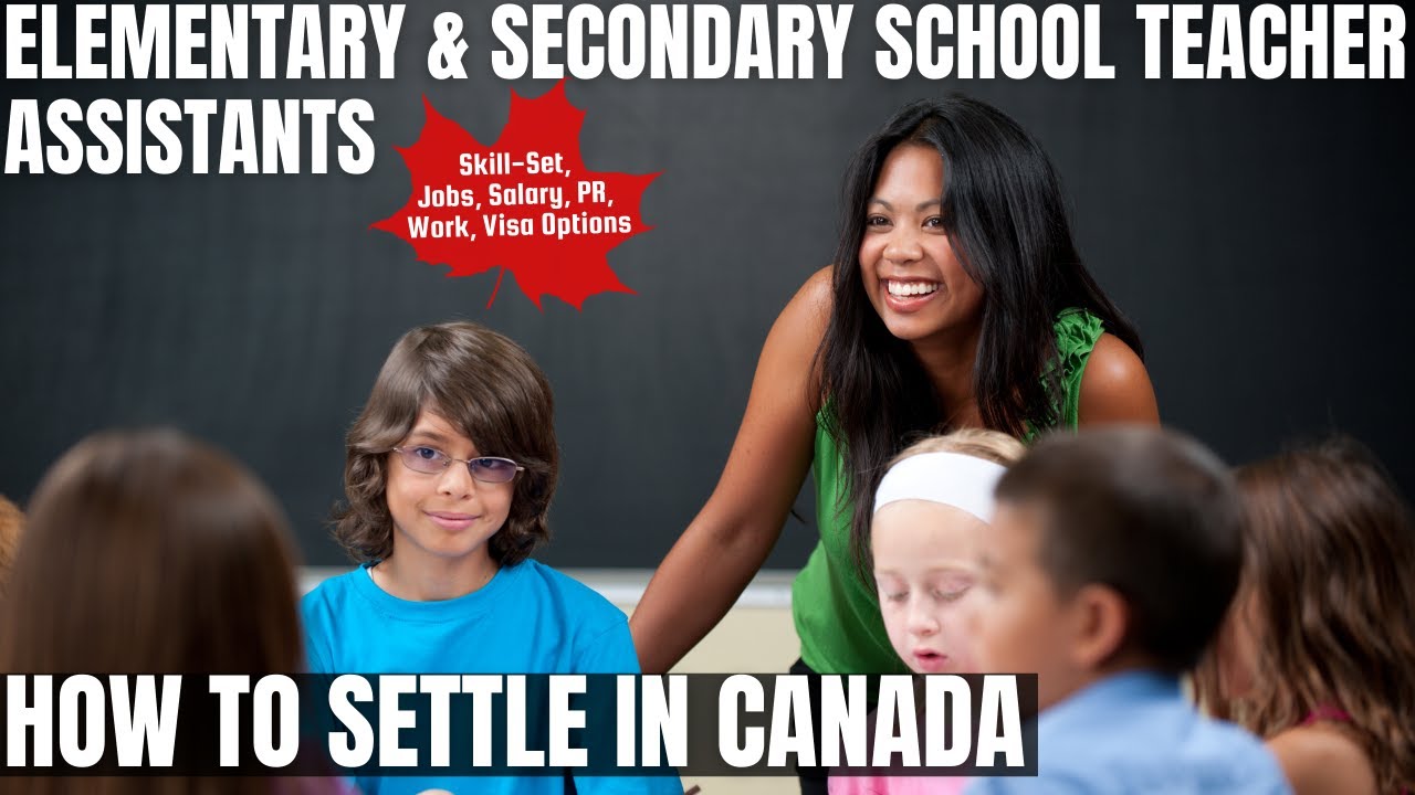 Elementary & Secondary School Teacher OPTIONS FOR CANADA IMMIGRATION | STUDY, WORK & PR DETAILS