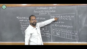 XII.Sci (Math) || Topic: Probability Distribution || By Prof. Gaware Sachin
