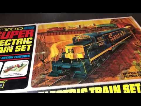 tyco train set santa fe