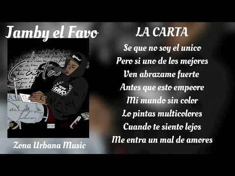 Jamby el Favo - La Carta \