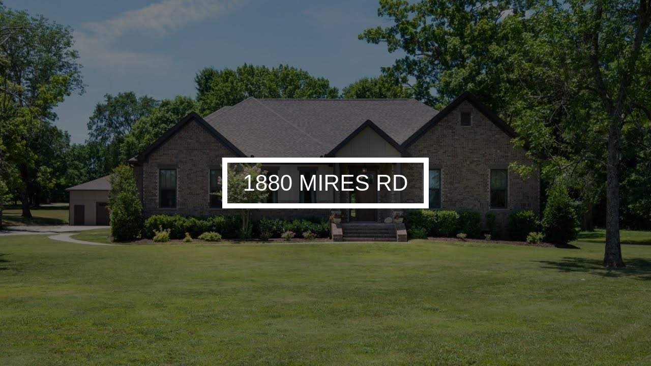 1880 Mires Rd Mount Juliet Real Estate YouTube