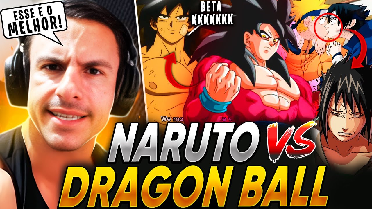 SUPER XANDÃO ESTOMPA DRAGON BALL SUPER e NARUTO: QUAL É O MELHOR ANIME??