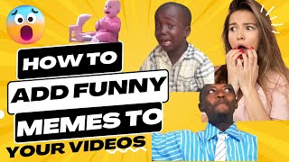 HOW TO ADD FUNNY MEMES TO YOUR VIDEOS USING INSHOT screenshot 5