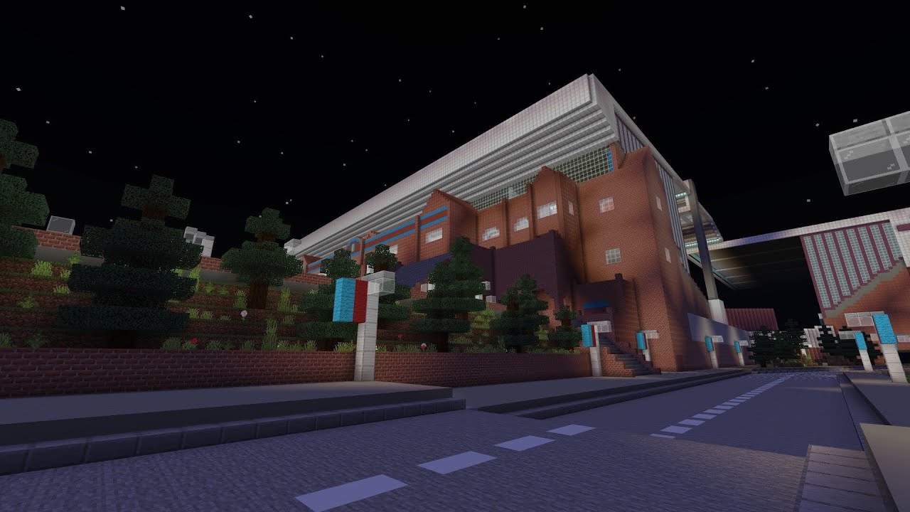 Minecraft Megabuild. Expanded Villa Park YouTube