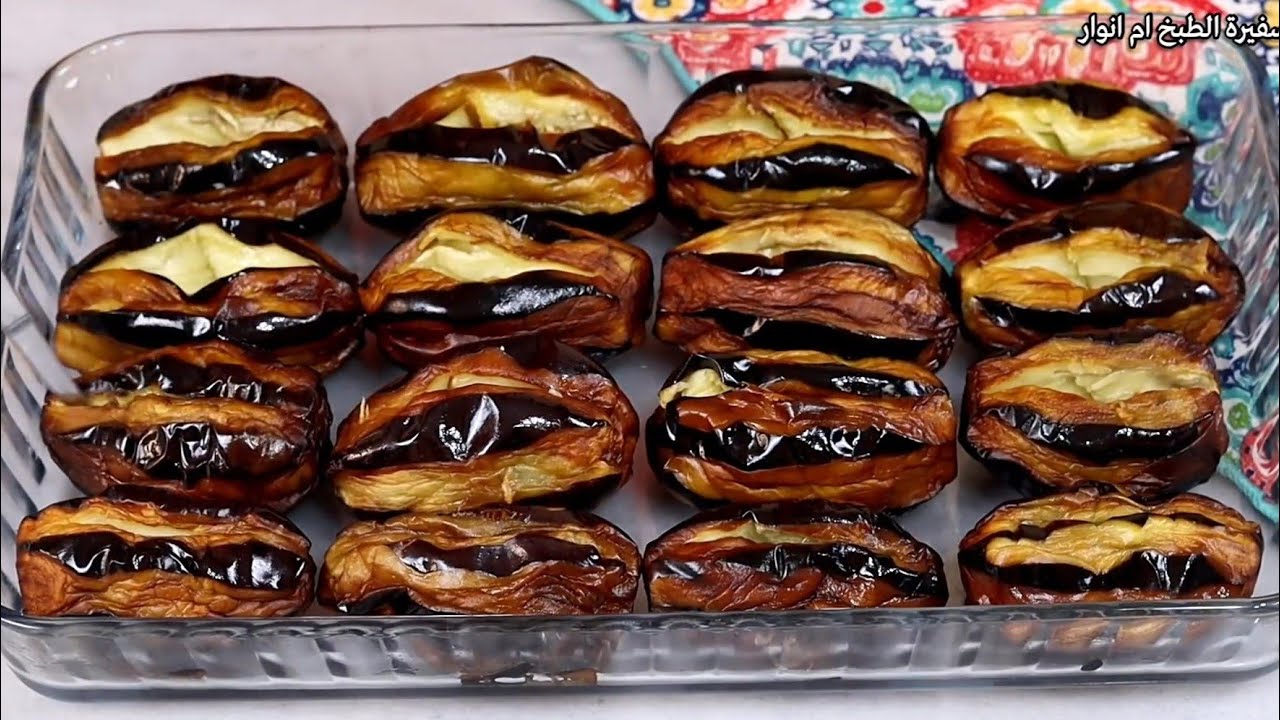 ألذ طريقة لطبخ الباذنجان بأقل كمية دهون منزلة باتنجان سهلة وسريعة بطريقتين