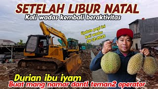 Download Lagu UPDATE PAGI INI KALI WADAS SETELAH LIBUR NATAL || BAWAH DURIAN IBU IYAM BUAT MANG JAMAR DAN TEMAN2 MP3