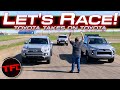 Which Toyota 4x4 Is The QUICKEST? Tacoma vs. 4Runner vs. FJ Cruiser Drag Race!