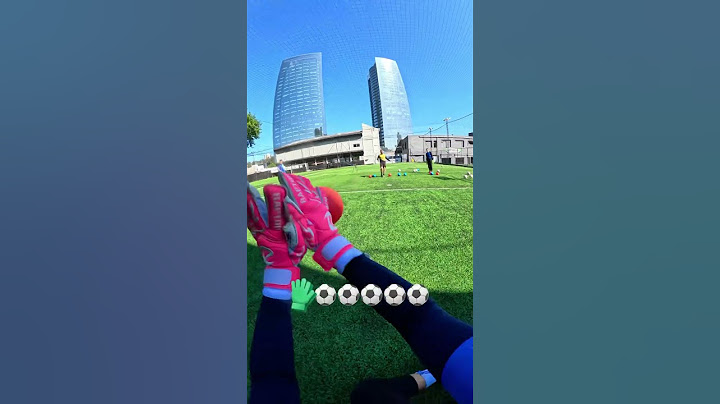 Fui muito rápido nesse treino de goleiro!