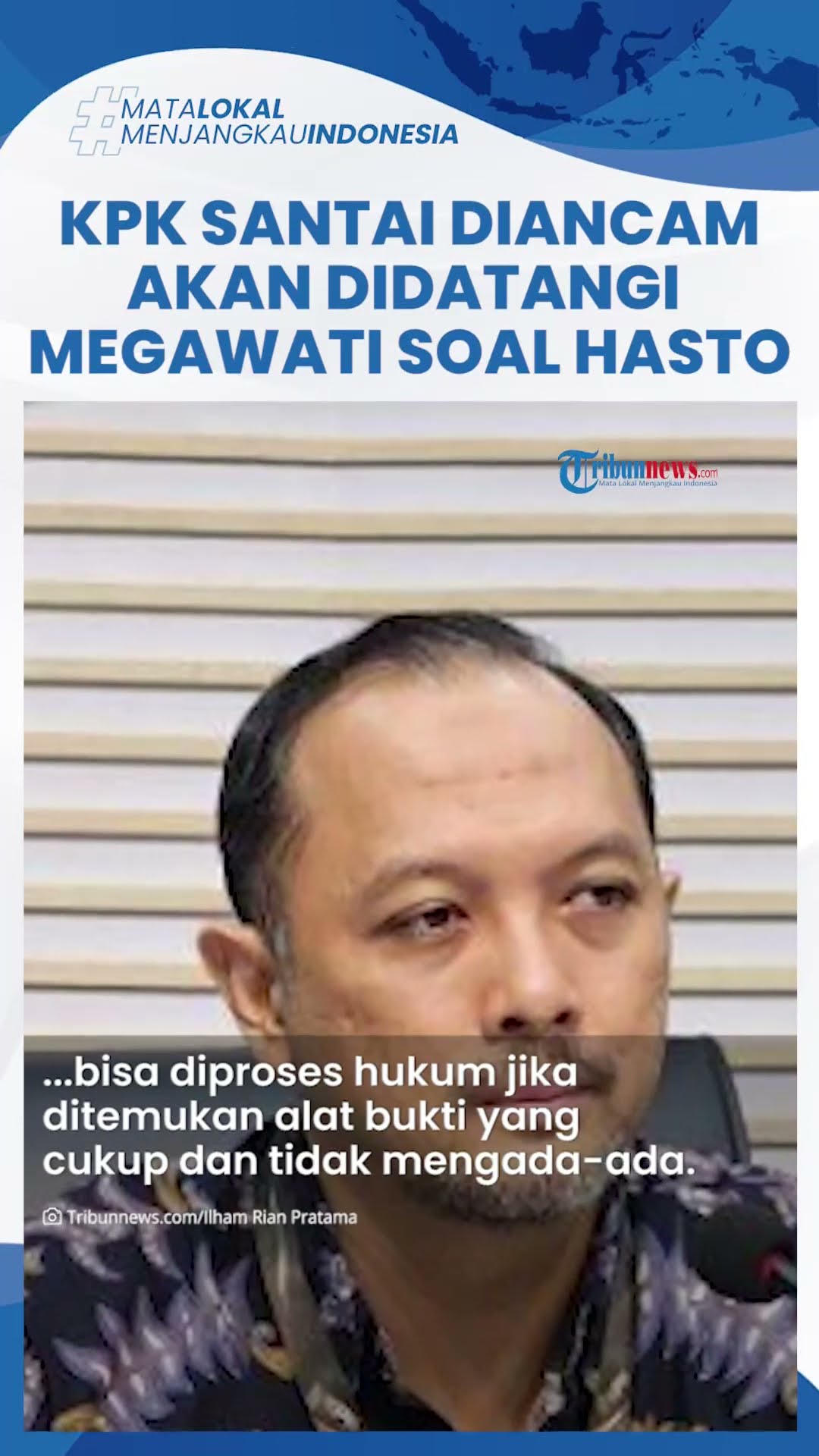 KPK Santai Hiraukan Ancaman Akan Didatangi Megawati Jika Hasto Ditangkap: Sudah Sesuai Prosedur
