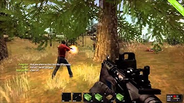 Rust 1v3 - Epic Bullet Dodging