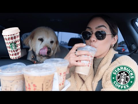 trying-my-subscribers-favorite-starbucks-holiday-drinks!