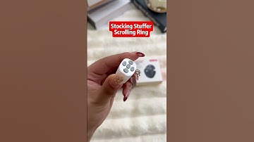 Stocking Stuffer Alert: Scrolling Ring! #stockingstuffers