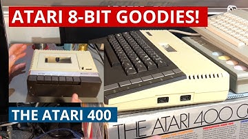 The Atari 400 computer and 1010 cassette recorder - Restoration, test and games cartridge build