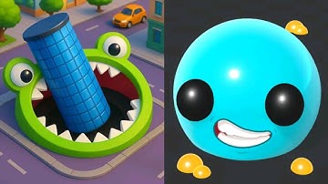 Hole.io VS Clash of Slimes Max All Levels Gameplay Android,iOS NEW UPDATE