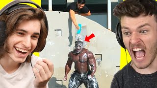 SUPER FUNNY PRANKS LOL XD 👁️👅👁️ | Bruh Moments