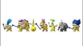 New Super Mario Bros Wii - All Koopaling Sounds