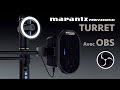 Marantz professional  utiliser le turret avec obs vido de la boite noire