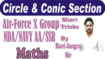 Circles and Conic Sections| Shortcut Tricks| | NDA | Navy AA/SSR Maths | Airforce X Group | Class 62