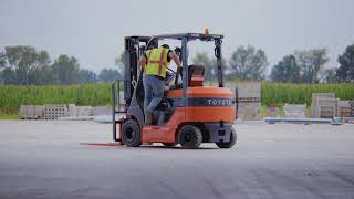 Toyota 48V   80V Electric Pneumatic Forklift  8FB 8FBH 8FBJ Models by Kyle Thill 34 views 5 months ago 2 minutes, 44 seconds