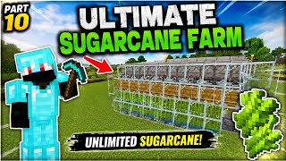 I build an ultimate Sugarcane Farm || Minecraft Survival series part 10 || Nx LOoP 
