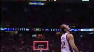 Chris Bosh hits a three quarter court shot at the buzzer!