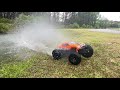 Traxxas X-Maxx First Week Running and Stock Tire Hydroplaning