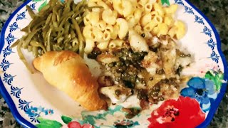 Pan Fried Flounder with Caper Sauce