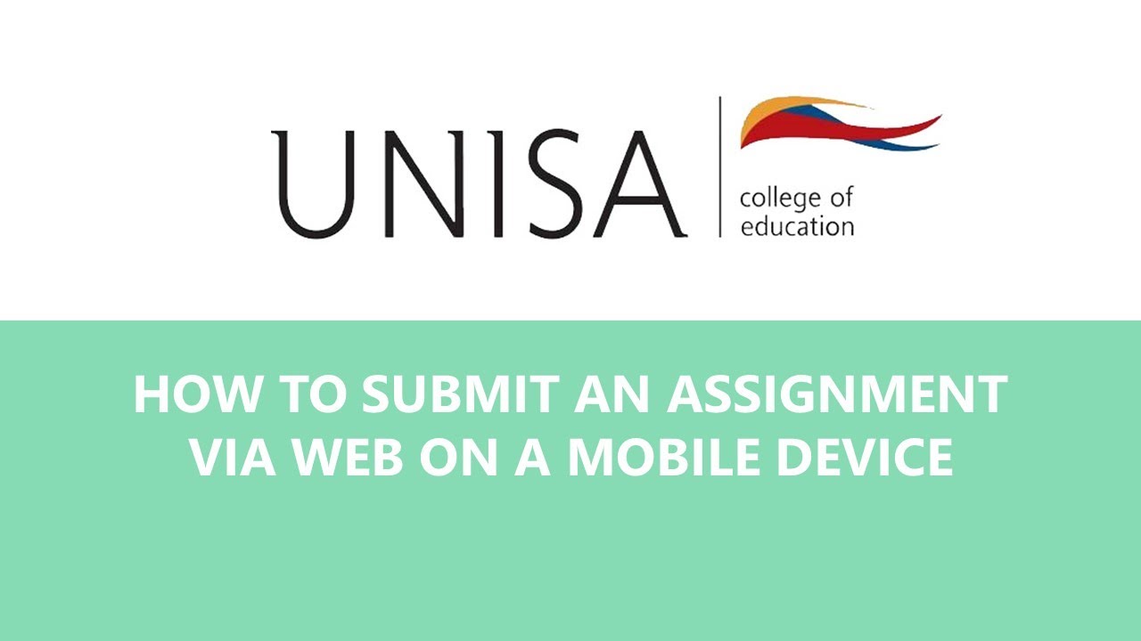 how to submit unisa assignments online