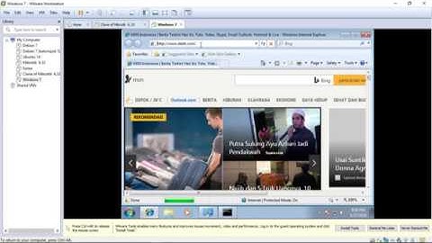 konfigurasi Proxy server di mikrotik menggunakan vmware