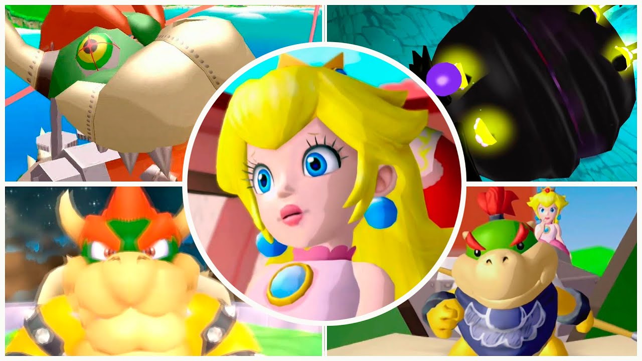 Super Mario Sunshine - All Bosses - YouTube