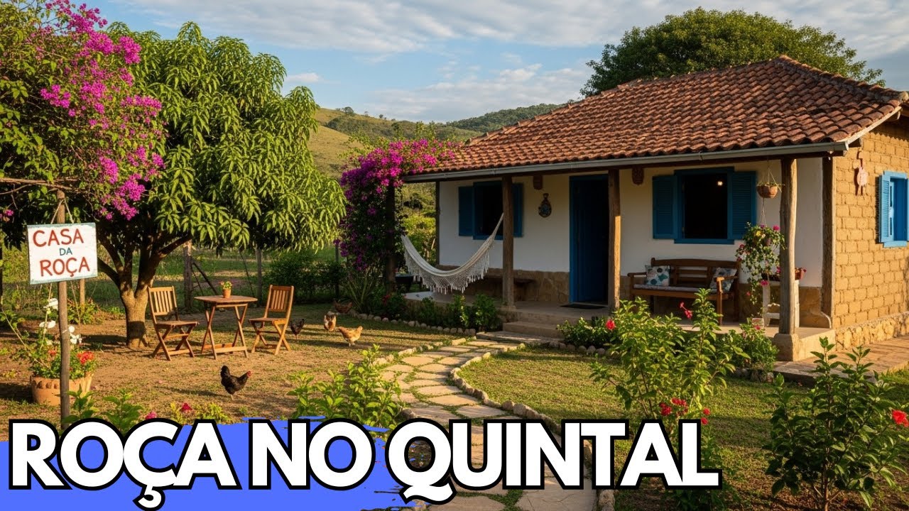 Jardim Estilo Roça em 5m² (Ninguém Te Conta Isso)