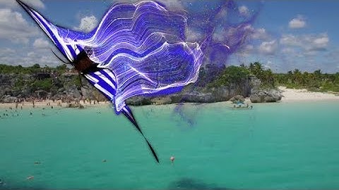 Greece Flag Butterfly Gorgeous Particle Light Trailing Flying Transtion V3 | Motion Graphics -