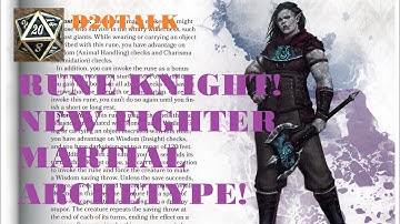 Rune Knight Fighter from Tasha