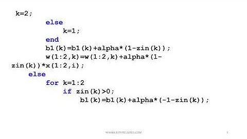 MATLAB Simulation of M-adaline Learning