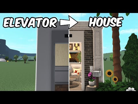 TURNING AN ELEVATOR INTO A HOUSE IN BLOXBURG