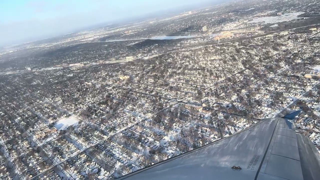 Minneapolis to New York LaGuardia Takeoff Delta A320-212