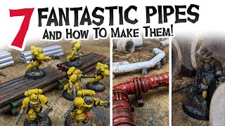 DIY Pipes & Pipelines Terrain Ideas  Warhammer 40K, Necromunda, Kill Team & SW Legion