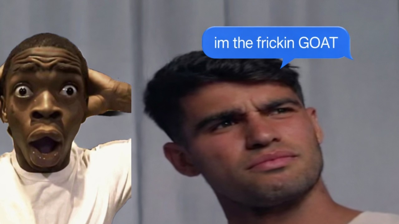 7 minutes of GLAZING Carlos alcaraz...