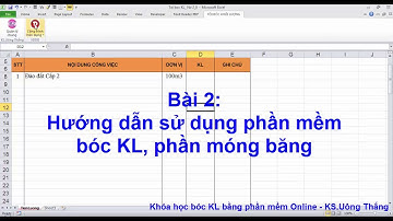 Thực hành Bóc Khối lượng bằng phần mềm - Bài 2
