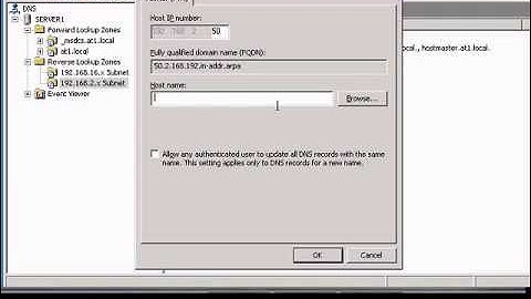Create reverse (PTR) record in Windows DNS