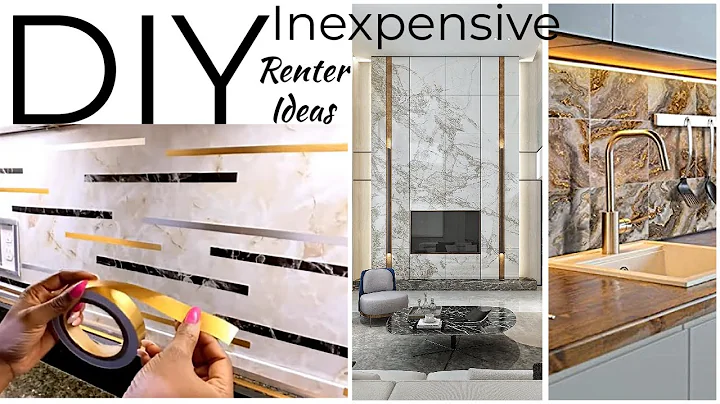 $25 RENTER FRIENDLY TIPS To Make Your HOME LOOK EXPENSIVE! thumbnail