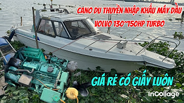 (Đã Bán)Bán Cano Du Thuyền Câu Nhập Khẩu Máy Volvo 150hp Có Giấy Turbo 0923,5555,97 Tâm| Tâm Vlog