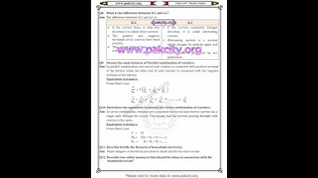 Class 10 Physics Chapter 14 Notes #10th #10thclass #notes #physics #physicsclass10 #physicsclass10th