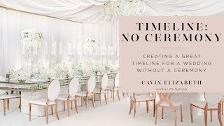 Timelines for Weddings Without Ceremonies