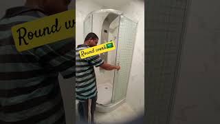 Bathroom glass work saudi Arabia#shorts #youtubeshorts #reels