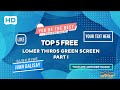 Top 5 Lower Thirds Green Screen 2020
