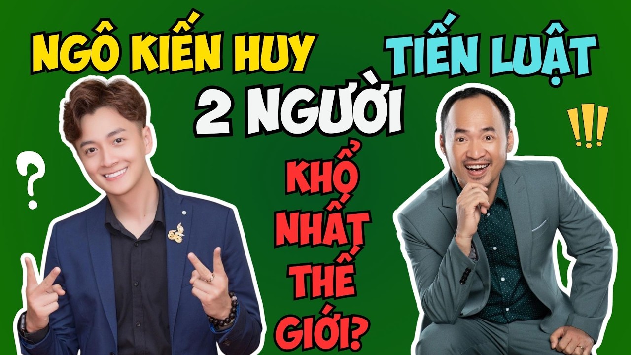 Ngô Kiến Huy - Tiến Luật đích thị là MC khổ nhất thế giới khi bị thí sinh 