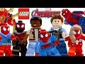 TODOS OS HOMEM ARANHA - LEGO Marvel's Avengers (Vingadores) DLC Spider-Man Character Pack