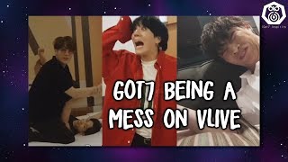 Got7 being a mess on VLive