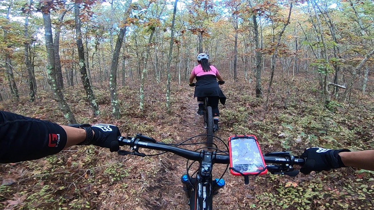 Entering Terrapin trail at Manorville Hills County Park, Manorville, NY Oct 2020 MTB YouTube